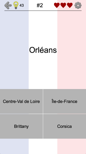 French Regions: France Quiz ekran görüntüsü