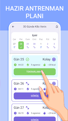 Zayıflama egzersizi - Kadınlar ekran görüntüsü