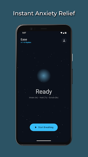 Ease: 4-7-8 Breathing & Calm ekran görüntüsü