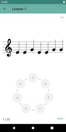 Clefs: Music Reading Trainer ekran görüntüsü