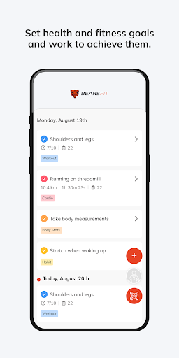 Bears Fit+ ekran görüntüsü