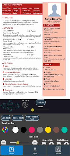 CV Resume Maker & Cover Letter ekran görüntüsü