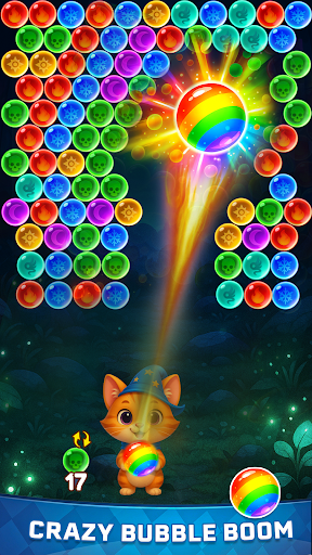 Cat Bubble Shooter: Pop Rescue ekran görüntüsü
