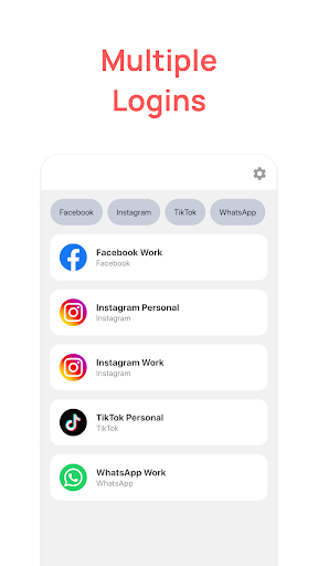 AppTwin Lite:Parallel Dual App ekran görüntüsü
