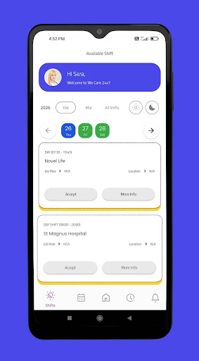We Care 24X7 App ekran görüntüsü