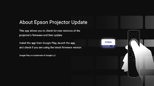 Epson Projector Update ekran görüntüsü
