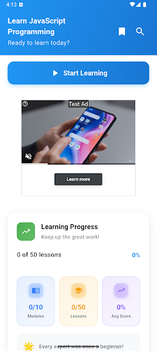 Learn JavaScript Programming ekran görüntüsü