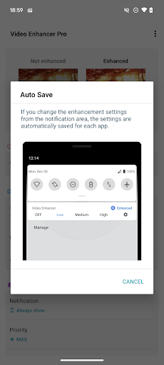 Video Enhancer Pro ekran görüntüsü