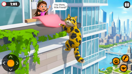 küçük kedi macera oyunu ekran görüntüsü