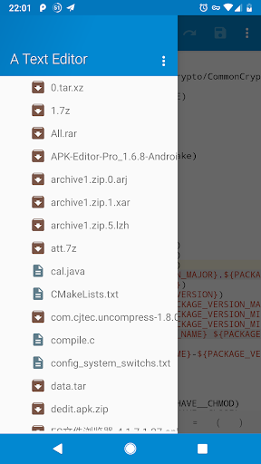 NMM File Manager / Text Edit ekran görüntüsü