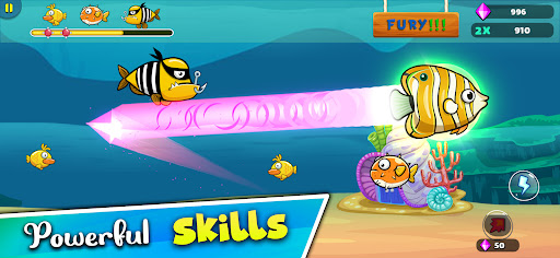 Aqua Fury: Feeding Fish Frenzy ekran görüntüsü
