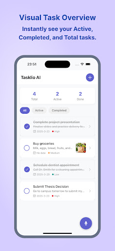 Tasklio AI ekran görüntüsü