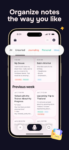 Letterly: Write by Voice & AI ekran görüntüsü