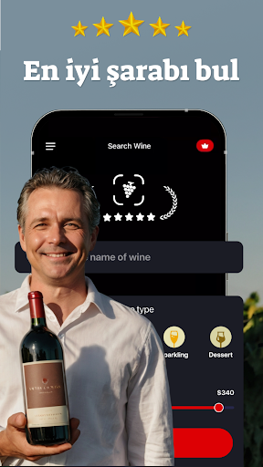 Wine ID: AI şarap tarayıcı ekran görüntüsü