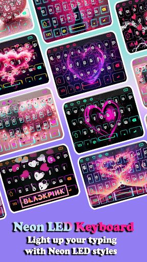Black Pink Keyboard-Fonts Art ekran görüntüsü