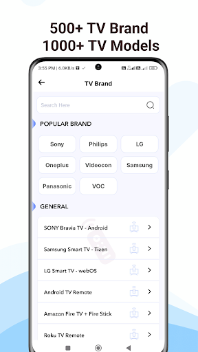 Remote Control Pro - TV, AC ekran görüntüsü