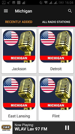 Michigan Radio Stations - USA ekran görüntüsü