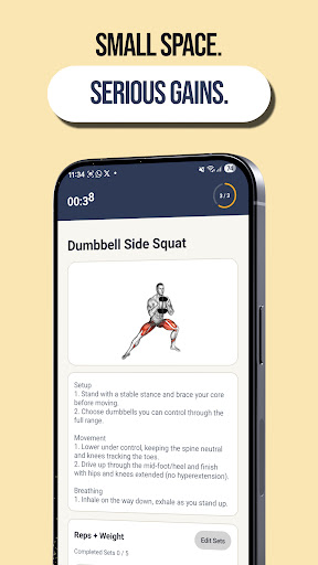 FitPlanner - Evde antrenman ekran görüntüsü