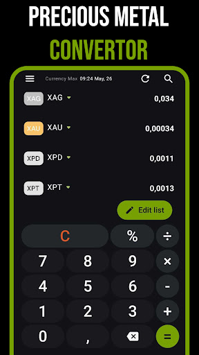 Currency Converter Calculator ekran görüntüsü