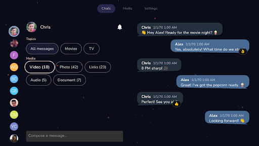Tevegram : Telegram for TV ekran görüntüsü