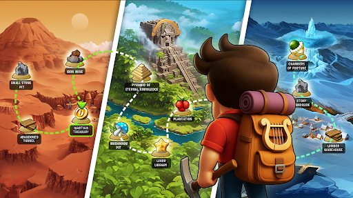 Diggy's Adventure: Yapbozlar ekran görüntüsü