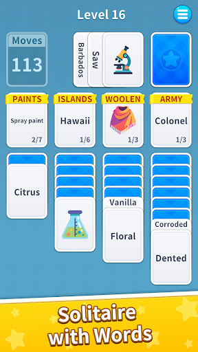 Solitaire Word: Sort ekran görüntüsü