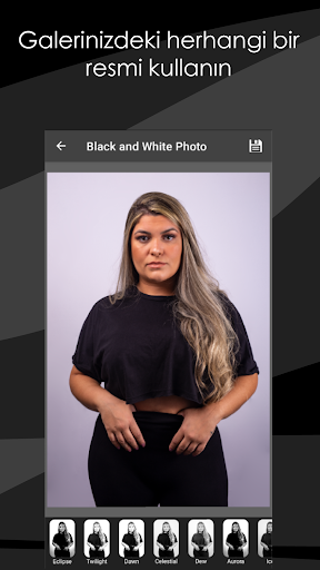Siyah ve beyaz fotoğraf ekran görüntüsü