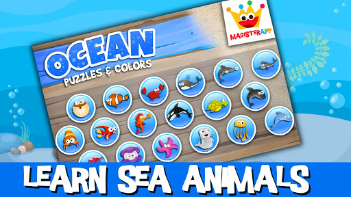 Ocean - Puzzles Games for Kids ekran görüntüsü