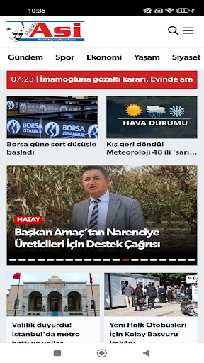 Asi Gazetesi ekran görüntüsü