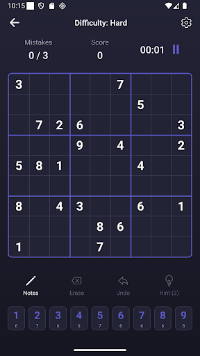Evsi Sudoku ekran görüntüsü