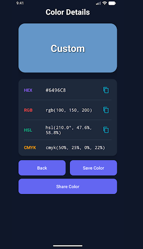 Color Code Finder ekran görüntüsü