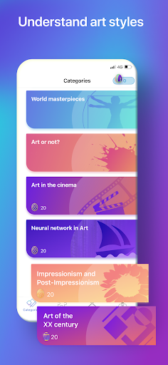 Art Quiz: paintings & artists ekran görüntüsü