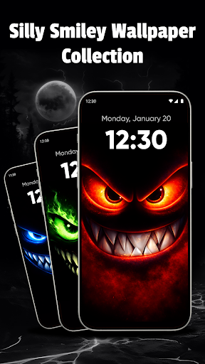Silly Fun Smile Live Wallpaper ekran görüntüsü