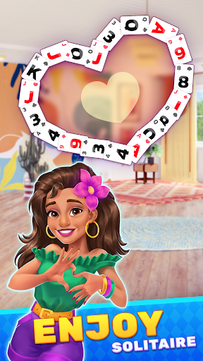 Solitaire Makeover: Home Decor ekran görüntüsü