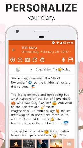 Diary with voice input & PIN ekran görüntüsü