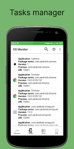 OS Monitor: Sistem Yöneticisi ekran görüntüsü