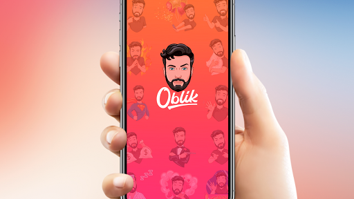 Obliks: yüz uygulaması, avatar ekran görüntüsü
