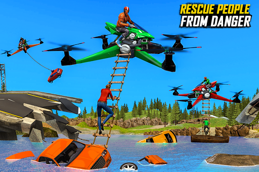 Flying Bike Simulator Games ekran görüntüsü