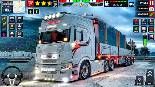 US Cargo Truck Driving Sim ekran görüntüsü