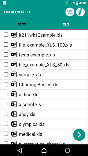 Excel to PDF Files Converter ekran görüntüsü
