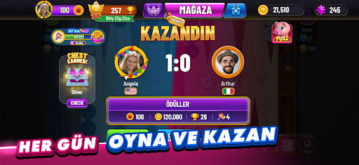 Tavla Plus - Backgammon Plus ekran görüntüsü