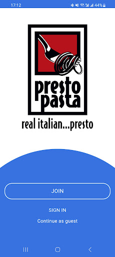 Presto Pasta ekran görüntüsü