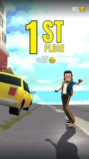 Faily Skater Street Racer ekran görüntüsü
