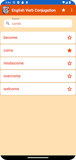 English Verb Conjugation ekran görüntüsü