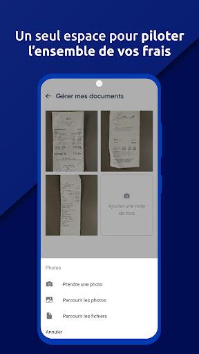 Notes de frais BRED ekran görüntüsü
