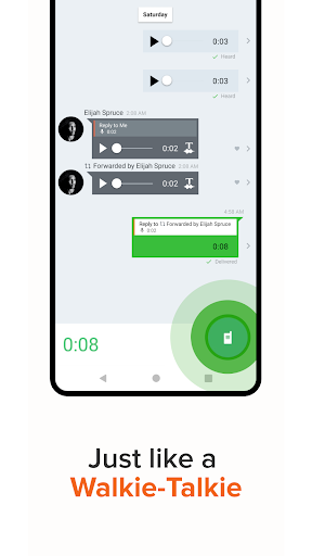 Voxer Telsiz Bas-Konuş ekran görüntüsü