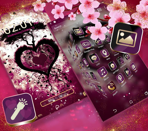 Heart Tree Launcher Theme ekran görüntüsü