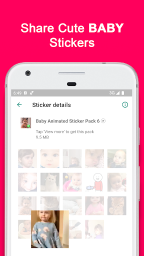 Baby Stickers: WASticker Apps ekran görüntüsü