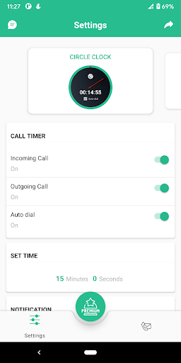 Call Timer ekran görüntüsü