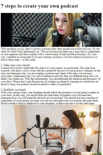 How to Create a Podcast ekran görüntüsü
